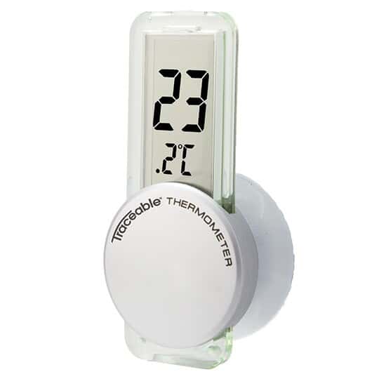 See-Through Refrigerator Thermometer; ±1°C Accuracy