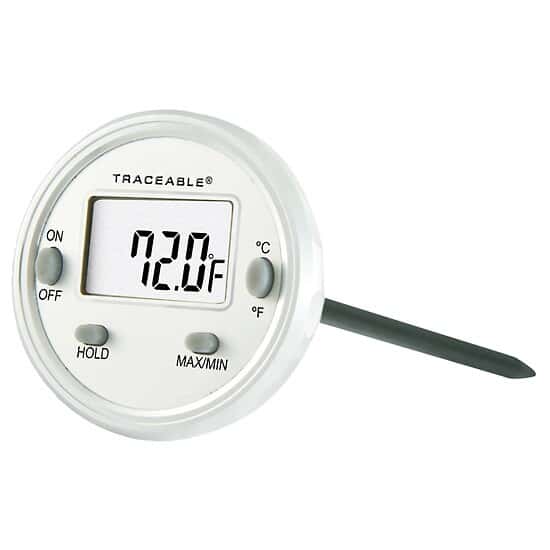 Water-Resistant Metal Thermometer; Piercing Probe
