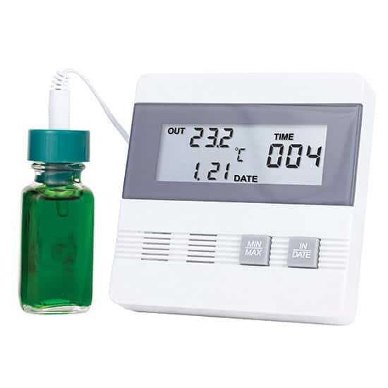 Time and Date Digital Thermometer; 1 Bottle Probe