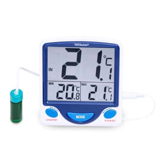 Jumbo Fridge/Freezer Digital Thermometer; 1 5-mL Vaccine Bottle Probe - Image 5