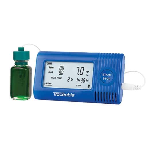 Temperature Bluetooth® Enabled Data Logger Compatible with TraceableGO™ App; Bottle Probe