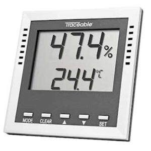 Traceable® Digital Thermohygrometer with Dew Point, Wet-Bulb, and Calibration
