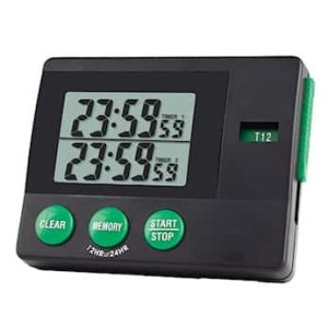 Traceable® Dual-Display Two-Memory Digital Timer with Calibration