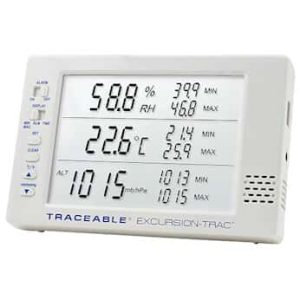 Traceable® Excursion-Trac™ Data Logging Thermohygrometers with Calibration