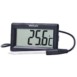 Traceable® Panel-Mount Remote-Probe Digital Thermometer with Calibration