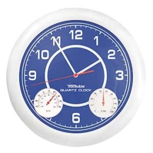 Traceable® Quartz Wall Clock with Temperature & Humidity