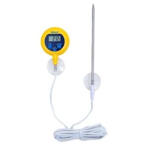 Traceable® Water-Resistant Digital Thermometer and Remote Probe with Calibration