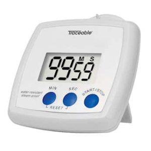 Traceable® Water-Resistant/Steamproof Digital Timer with Calibration