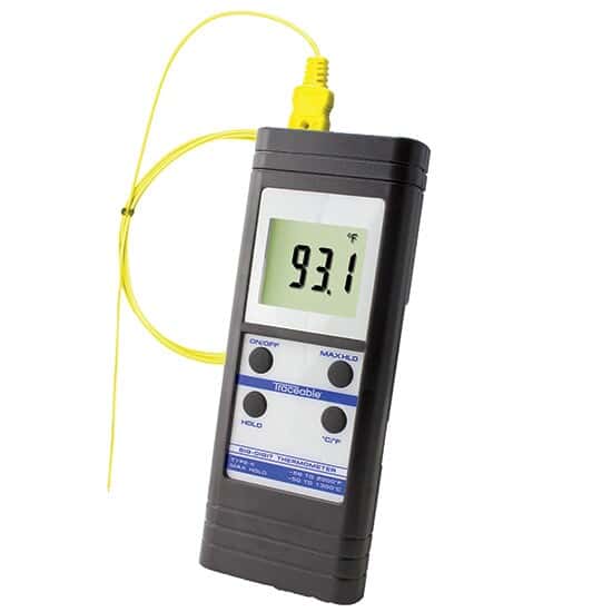 Big-Digit Type K Thermocouple Thermometer