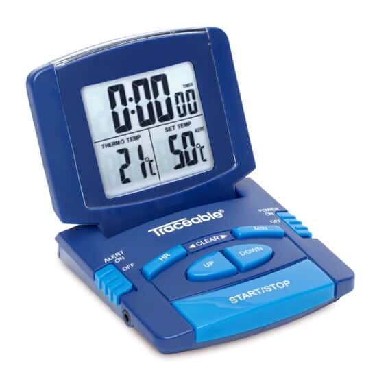 Alarm Thermometer/Timer with Stainless Steel Probe