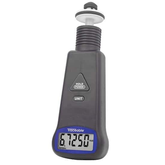 Traceable® Digital Contact Tachometer with Calibration