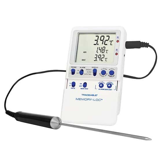 Datalogging Thermometer; 1 Stainless Steel Probe