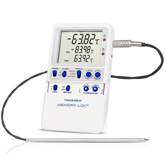 Datalogging Cryogenic Thermometer; 1 Stainless Steel Probe