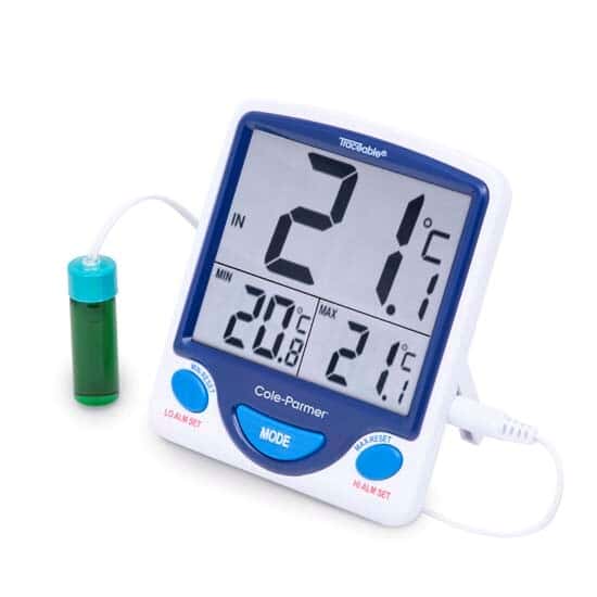 Jumbo Fridge/Freezer Digital Thermometer; 1 5-mL Vaccine Bottle Probe - Image 12