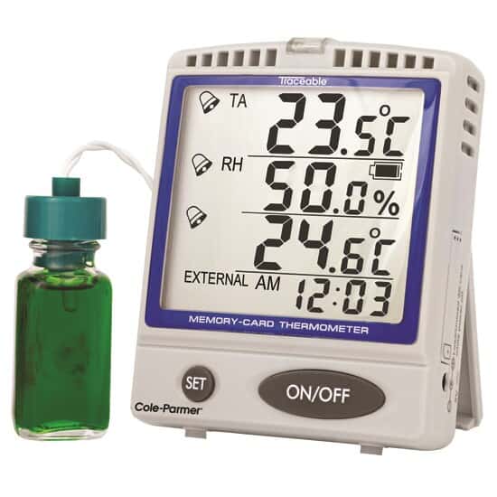 Digital Thermometer with Memory Card; 1 Bottle Probe - Image 2